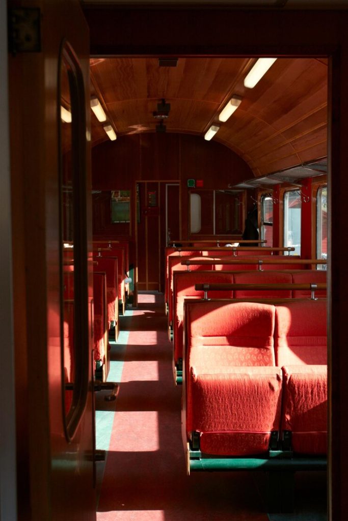 interno treno storico
