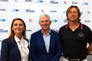 go to barcolana da ravenna isabella malagoli, giovanni ceccarelli e dean bassi (da sx) ph press 2